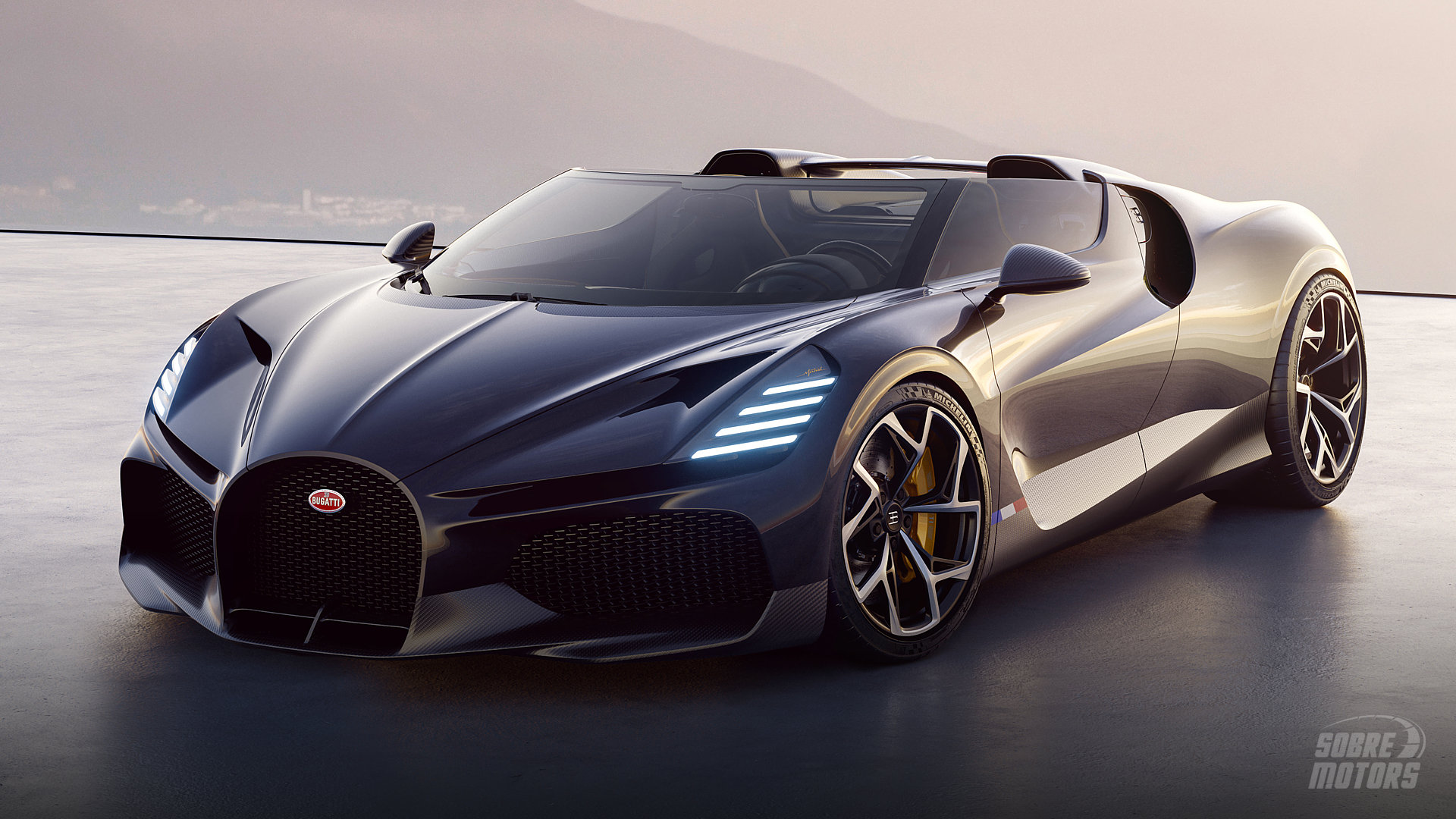 Bugatti lança seu último modelo à combustão, o W16 Mistral