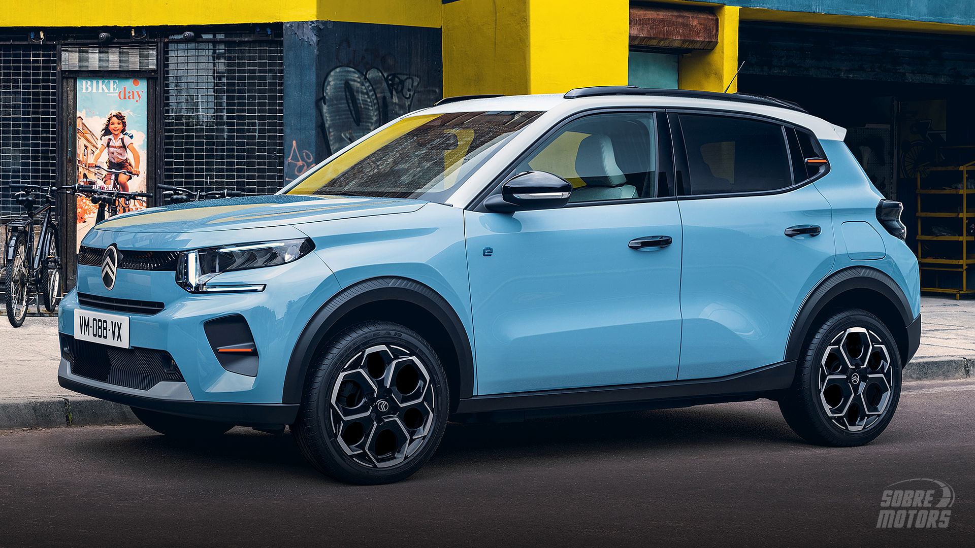 Citroën lança na Europa o e-C3, irmão elétrico do C3